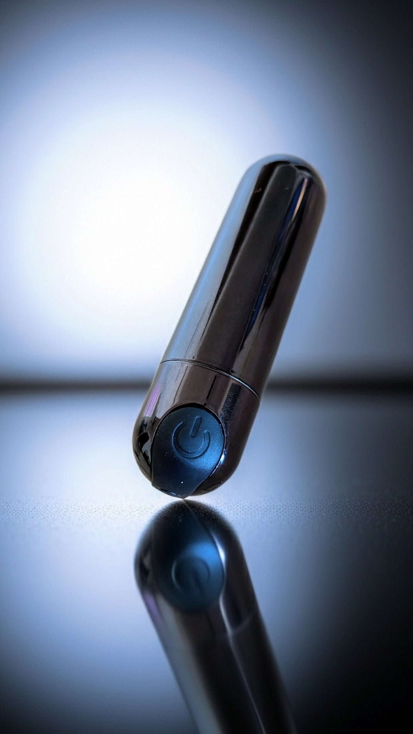 10X Rechargeable Vibrating Metallic Bullet-Black