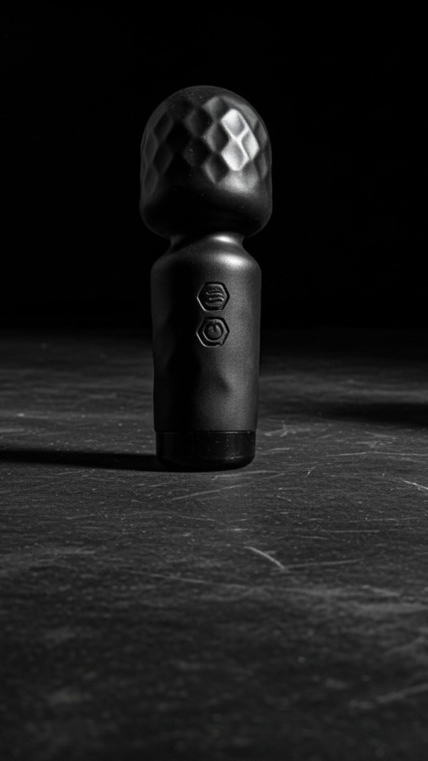 10X Mini Silicone Wand - Black